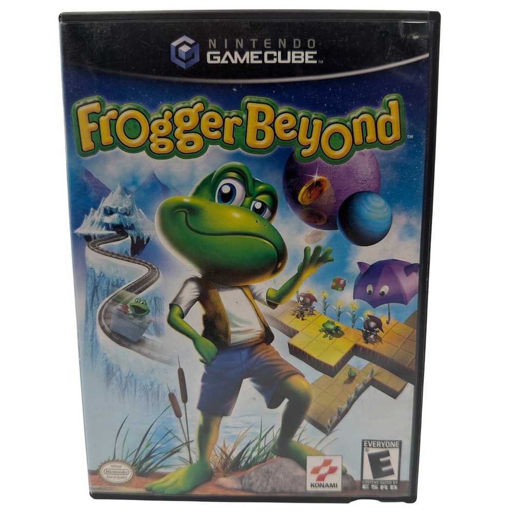 Frogger Beyond Nintendo GameCube CIB Konami 2002 Action Adventure DOL-GFGE-USA